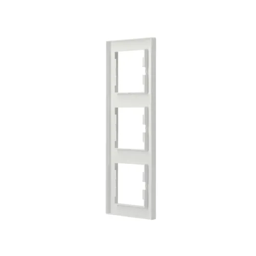 Рамка 3 поста, вертикальная, белый, EPH5810321 Schneider Asfora