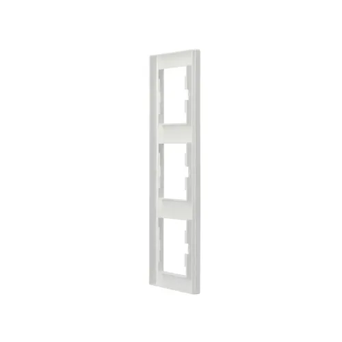 Рамка 3 поста, вертикальная, белый, EPH5810321 Schneider Asfora