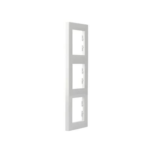 Рамка 3 поста, вертикальная, белый, EPH5810321 Schneider Asfora