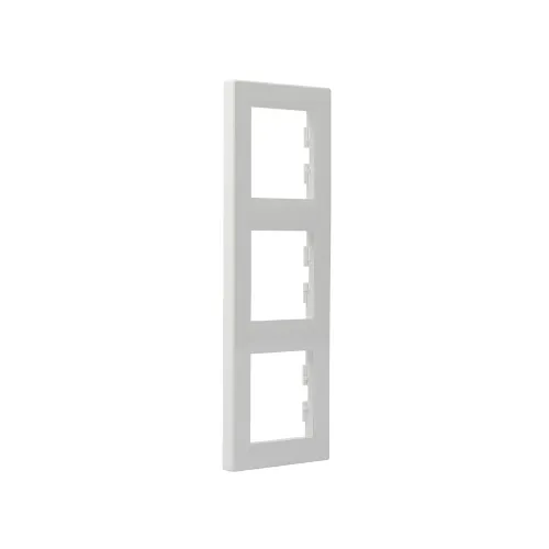 Рамка 3 поста, вертикальная, белый, EPH5810321 Schneider Asfora