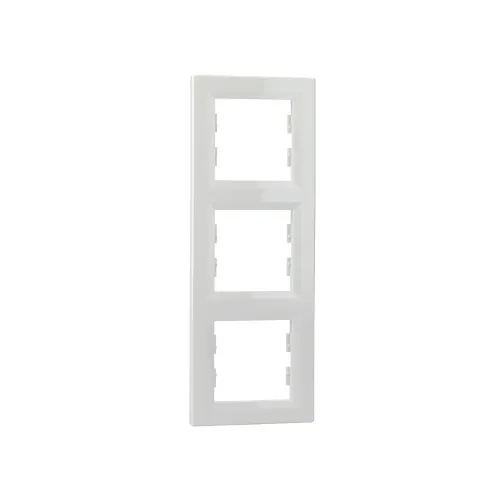 Рамка 3 поста, вертикальная, белый, EPH5810321 Schneider Asfora