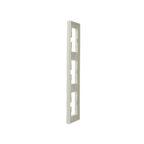 Рамка 3 поста, вертикальна, кремовий, EPH5810323 Schneider Asfora