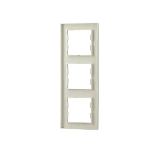 Рамка 3 поста, вертикальна, кремовий, EPH5810323 Schneider Asfora