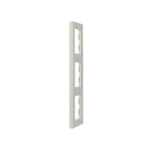 Рамка 3 поста, вертикальна, кремовий, EPH5810323 Schneider Asfora