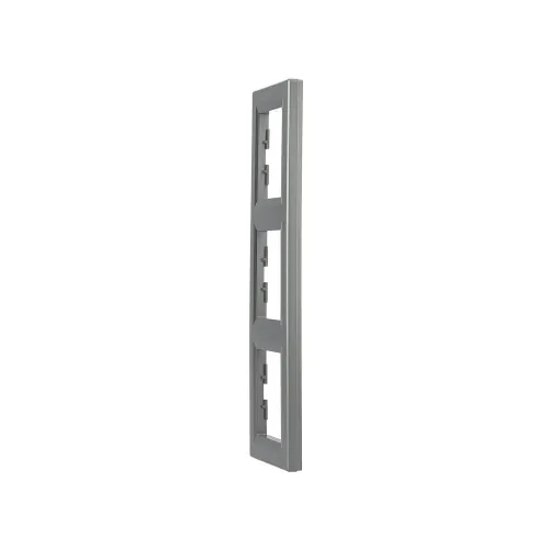 Рамка 3 поста, вертикальная, сталь, EPH5810362 Asfora Schneider