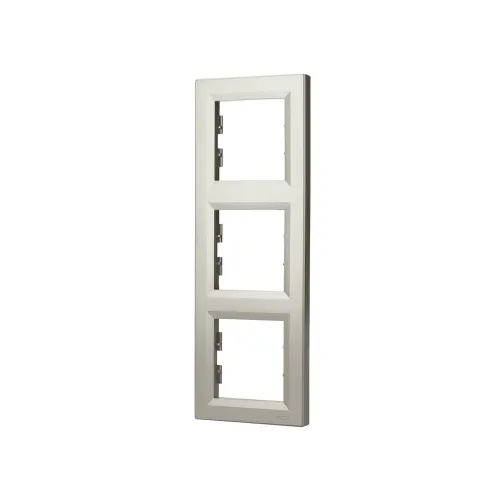 Рамка 3 поста, вертикальная, бронза, EPH5810369 Asfora Schneider