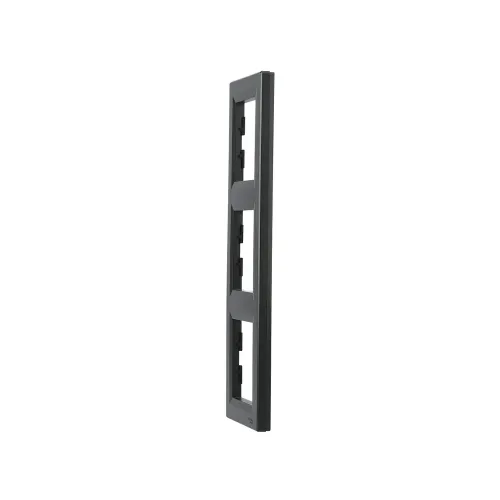 Рамка 3 поста, вертикальна, антрацит, EPH5810371 Asfora Schneider