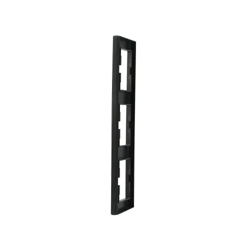 Рамка 3 поста, вертикальна, антрацит, EPH5810371 Asfora Schneider
