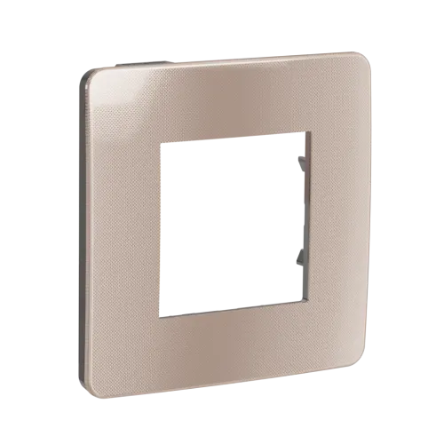 Рамка 1-постовая, медь / антрацит, Unica New Schneider NU280258