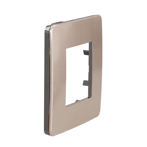 Рамка 1-постовая, медь / антрацит, Unica New Schneider NU280258