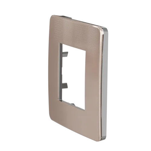 Рамка 1-постовая, медь / антрацит, Unica New Schneider NU280258
