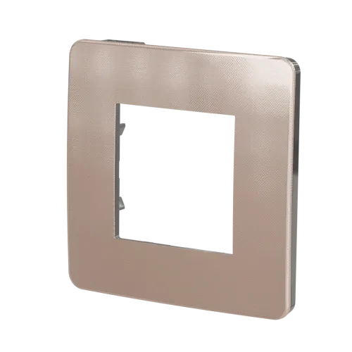 Рамка 1-постовая, медь / антрацит, Unica New Schneider NU280258