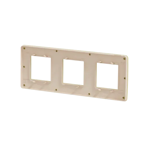 Рамка 3-постовая, зеленое яблоко / бежевый, Unica New Schneider NU280612
