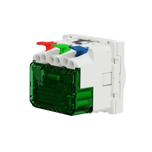 Розетка с USB тип С, 10,5 Вт, белый, 2 модуля, Unica New Schneider NU301718