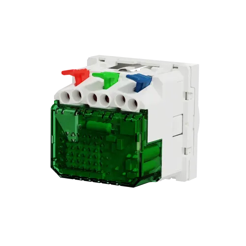 Розетка с USB тип С, 10,5 Вт, белый, 2 модуля, Unica New Schneider NU301718