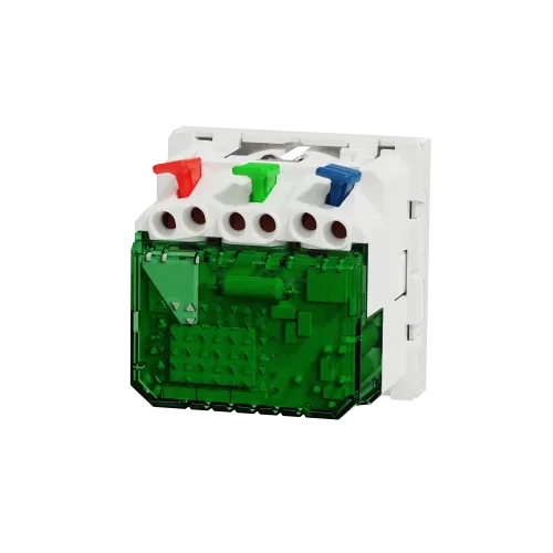 Розетка с USB тип С, 10,5 Вт, белый, 2 модуля, Unica New Schneider NU301718