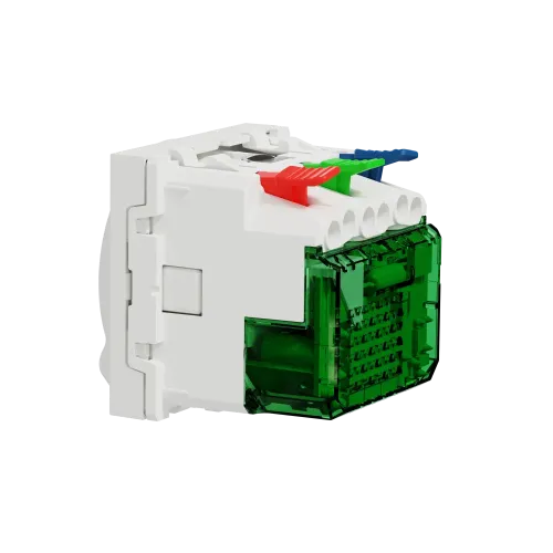Розетка с USB тип С, 10,5 Вт, белый, 2 модуля, Unica New Schneider NU301718