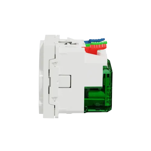 Розетка с USB тип С, 10,5 Вт, белый, 2 модуля, Unica New Schneider NU301718