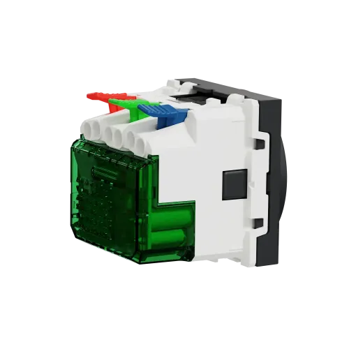 Розетка с USB тип С, 10,5 Вт, антрацит, 2 модуля, Unica New Schneider NU301754