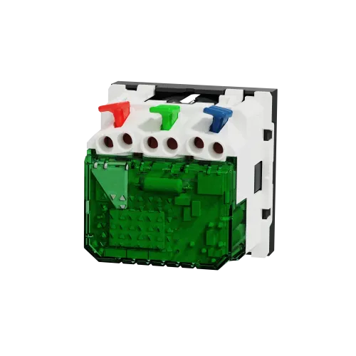Розетка с USB тип С, 10,5 Вт, антрацит, 2 модуля, Unica New Schneider NU301754