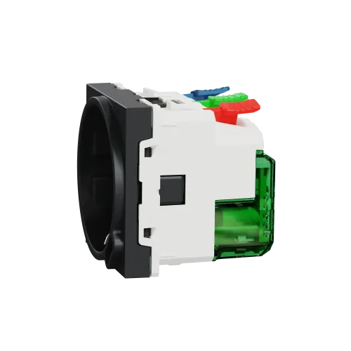 Розетка с USB тип С, 10,5 Вт, антрацит, 2 модуля, Unica New Schneider NU301754