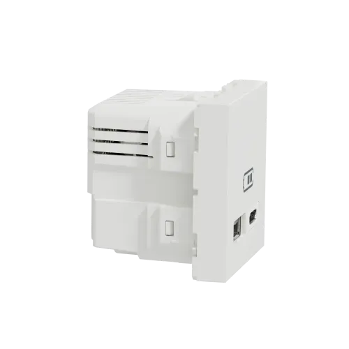 Розетка USB для зарядки, тип A + C , белый, 2 модуля, Unica New Schneider NU301818