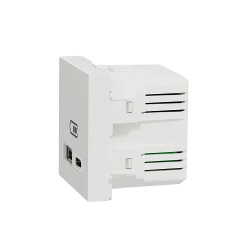Розетка USB для зарядки, тип A + C , белый, 2 модуля, Unica New Schneider NU301818