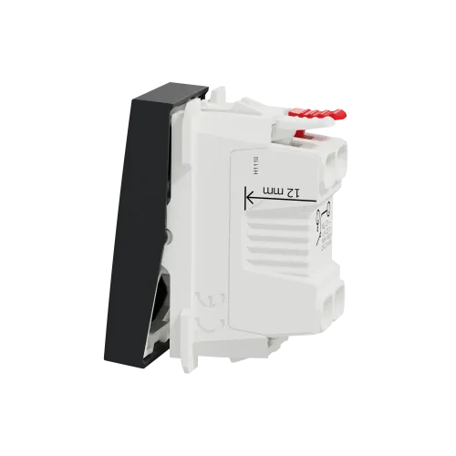 Выключатель 1-клавишный, антрацит, 1 модуль, Unica New Schneider NU310154
