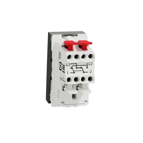 Выключатель перекрестный, алюминий, 1 модуль, Unica New Schneider NU310530