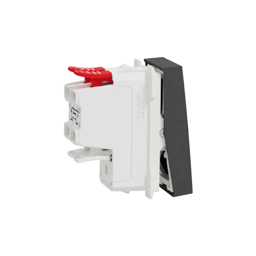 Выключатель перекрестный, антрацит, 1 модуль, Unica New Schneider NU310554