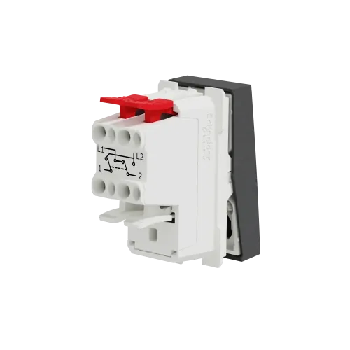 Выключатель перекрестный, антрацит, 1 модуль, Unica New Schneider NU310554