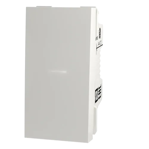 Кнопка, белый, 1 модуль, Unica New Schneider NU310618