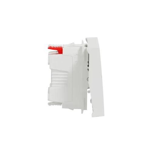 Выключатель проходной 1-клавишный, белый, 2 модуля, Unica New Schneider NU320318