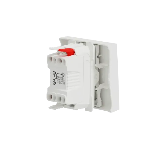 Выключатель проходной 1-клавишный, белый, 2 модуля, Unica New Schneider NU320318