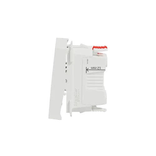 Выключатель проходной 1-клавишный, белый, 2 модуля, Unica New Schneider NU320318
