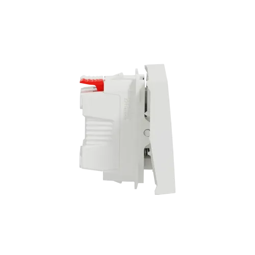 Кнопка, белый, 2 модуля, Unica New Schneider NU320618