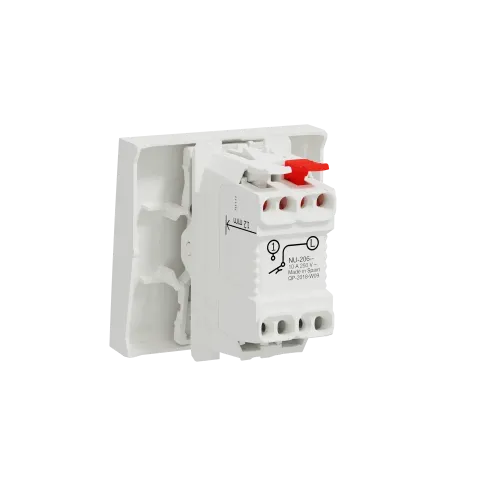Кнопка, белый, 2 модуля, Unica New Schneider NU320618