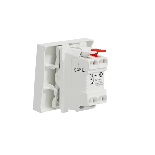Кнопка, белый, 2 модуля, Unica New Schneider NU320618