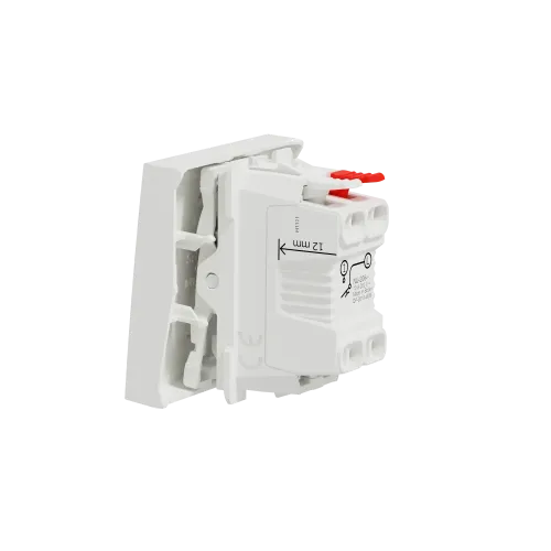 Кнопка, белый, 2 модуля, Unica New Schneider NU320618