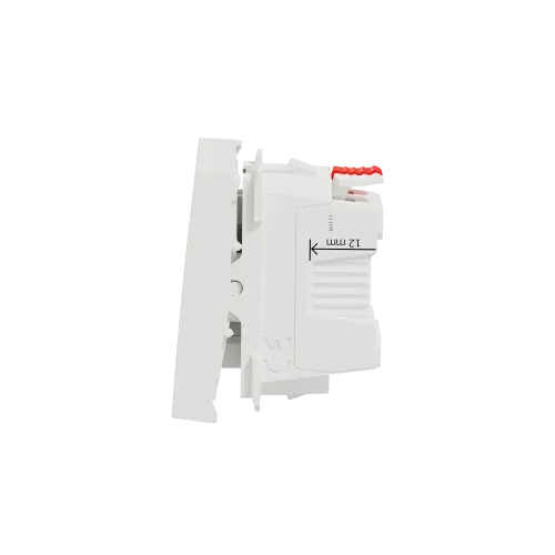 Кнопка, белый, 2 модуля, Unica New Schneider NU320618