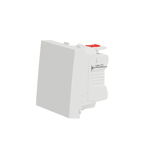 Кнопка, белый, 2 модуля, Unica New Schneider NU320618