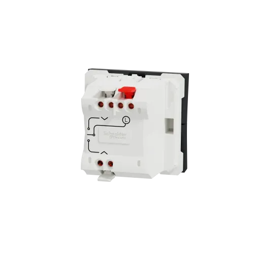 Выключатель для жалюзи 2-клавишный, антрацит, 2 модуля, Unica New Schneider NU320854
