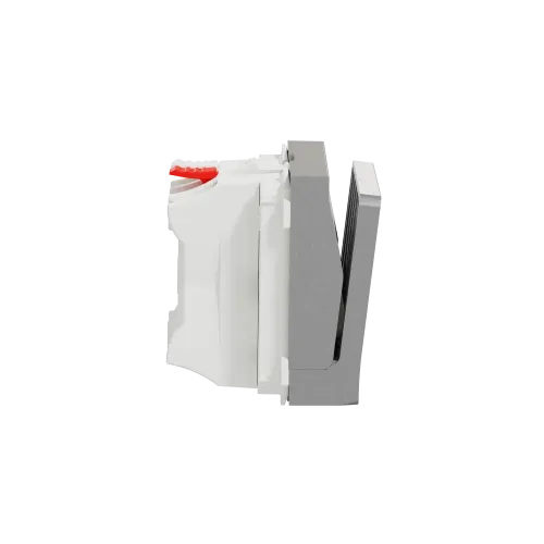 Выключатель карточный с подсветкой, алюминий, 2 модуля, Unica New Schneider NU328330