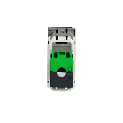 Розетка компьютерная RJ45, 5 UTP, алюминий, 1 модуль, Unica New Schneider NU341030