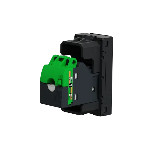 Розетка компьютерная RJ45, 5 UTP, антрацит, 1 модуль, Unica New Schneider NU341054
