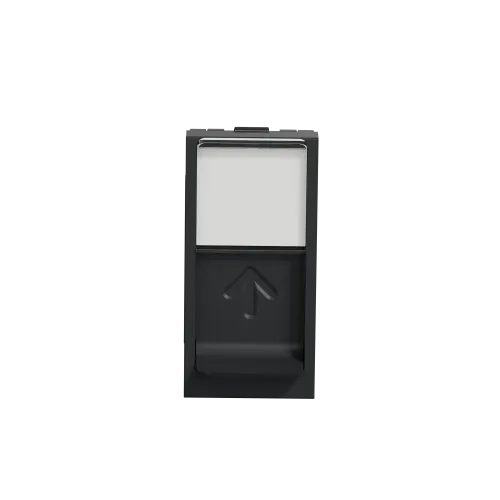 Розетка компьютерная RJ45, 5 UTP, антрацит, 1 модуль, Unica New Schneider NU341054