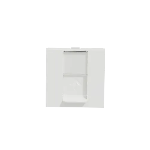 Розетка компьютерная RJ45, 5 UTP, белый, 2 модуля, Unica New Schneider NU341118