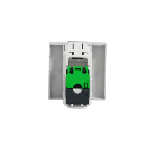 Розетка компьютерная RJ45, 5, UTP, алюминий, 2 модуля, Unica New Schneider NU341130
