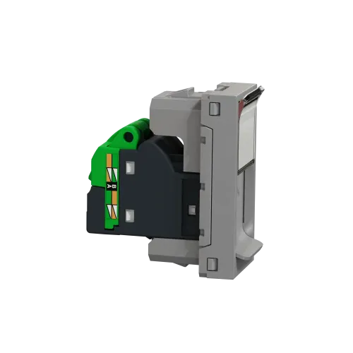 Розетка компьютерная RJ45, 5, STP, алюминий, 1 модуль, Unica New Schneider NU341230