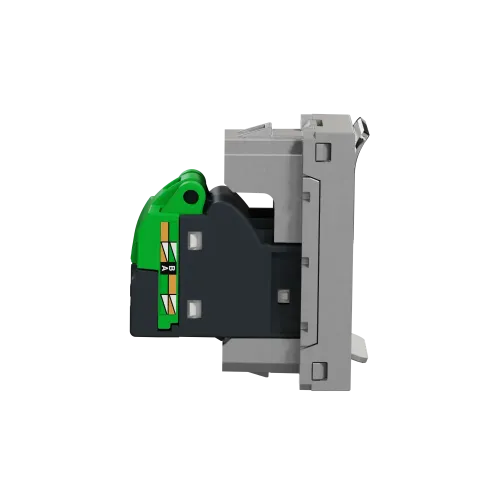Розетка компьютерная RJ45, 5, STP, алюминий, 1 модуль, Unica New Schneider NU341230